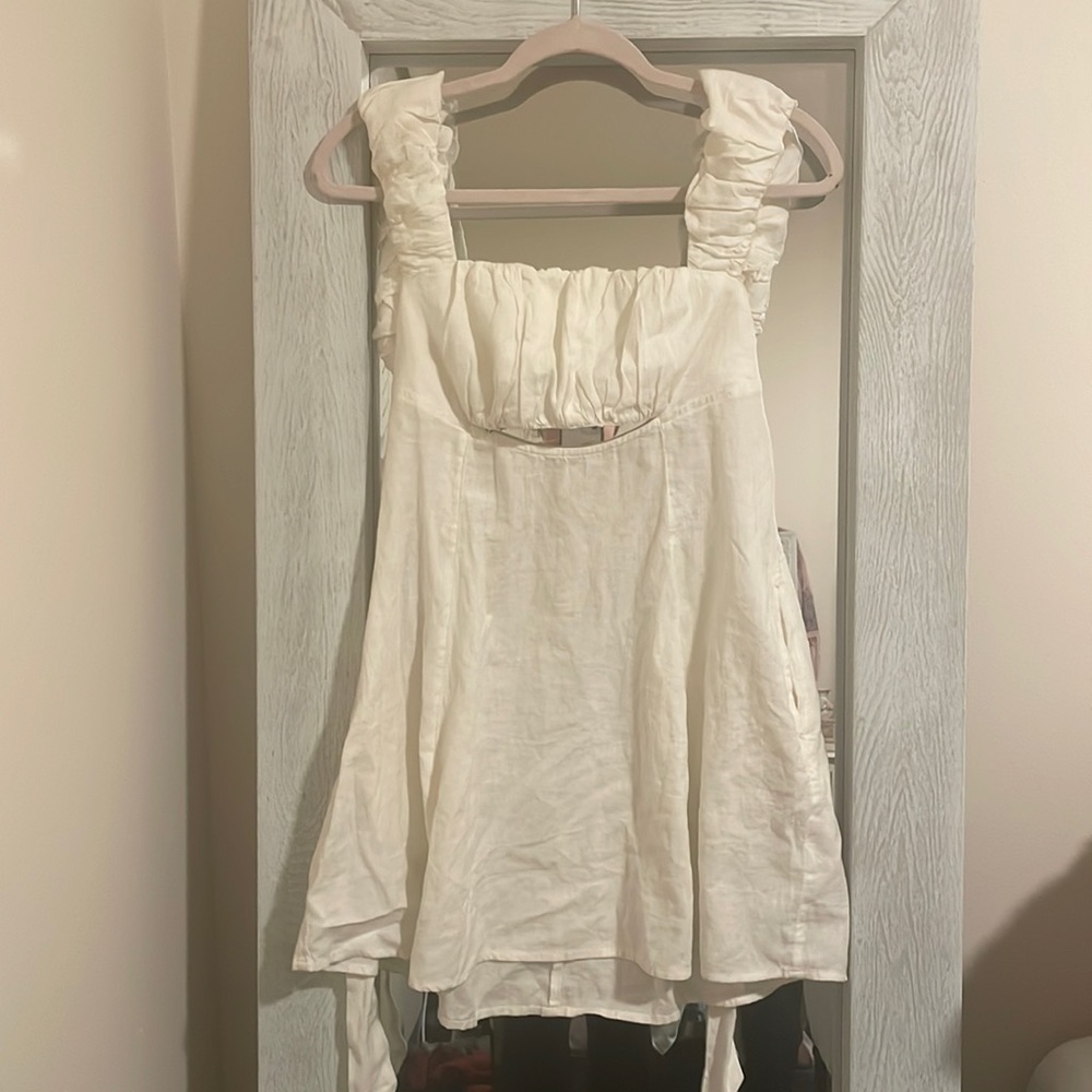 Free people cream dress small